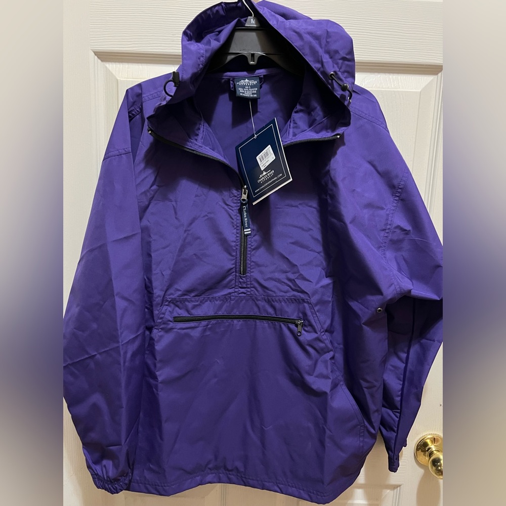 NWT Charles River Rain Jacket never worn only out of package for pictures